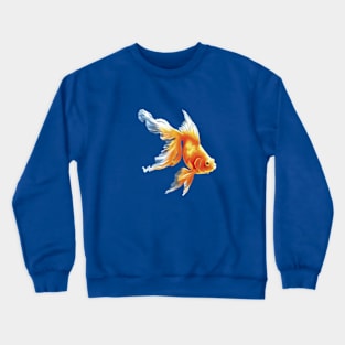 Goldfish Realistic Vector Cut Out Isolated Crewneck Sweatshirt